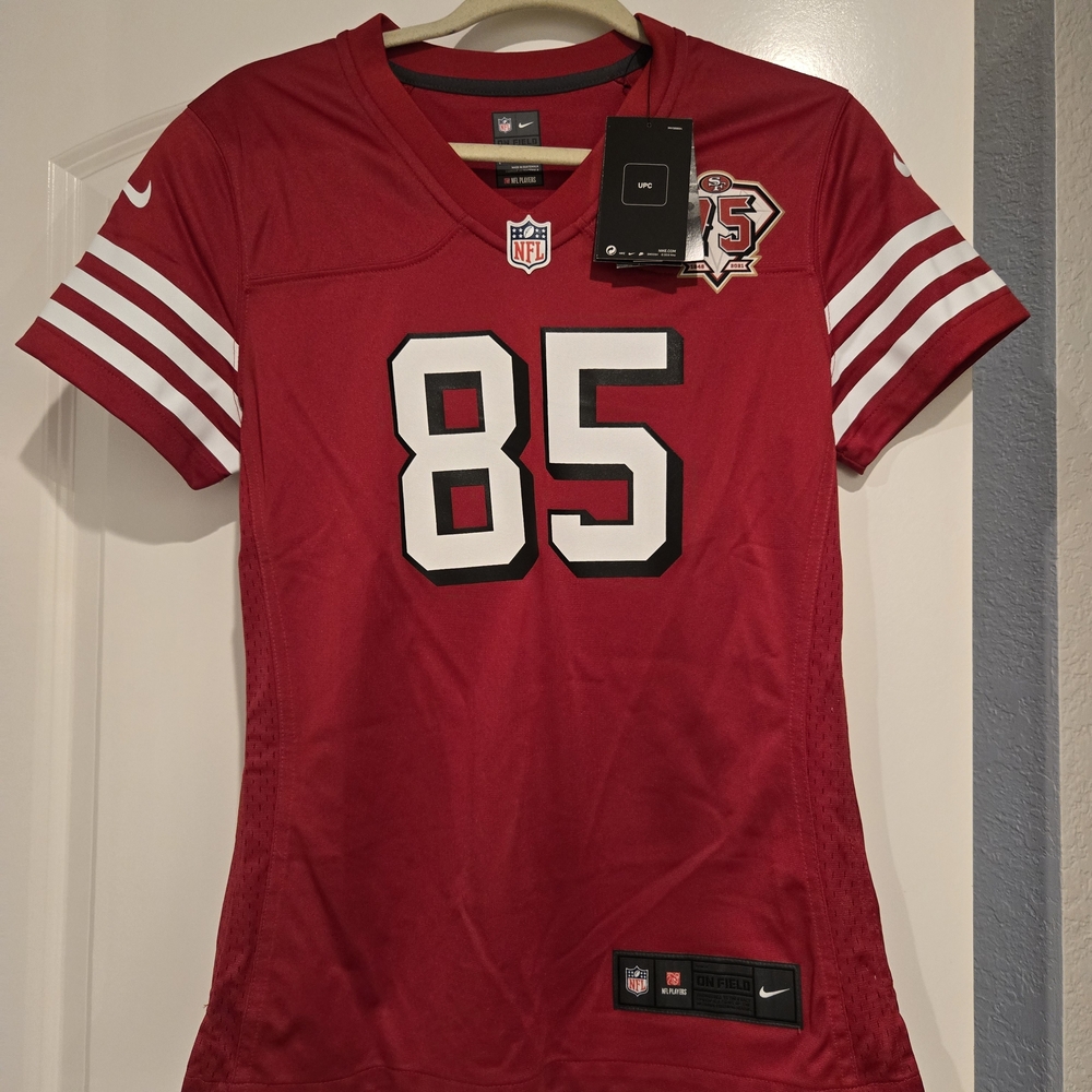Nike Red NFL Jersey with Number 85